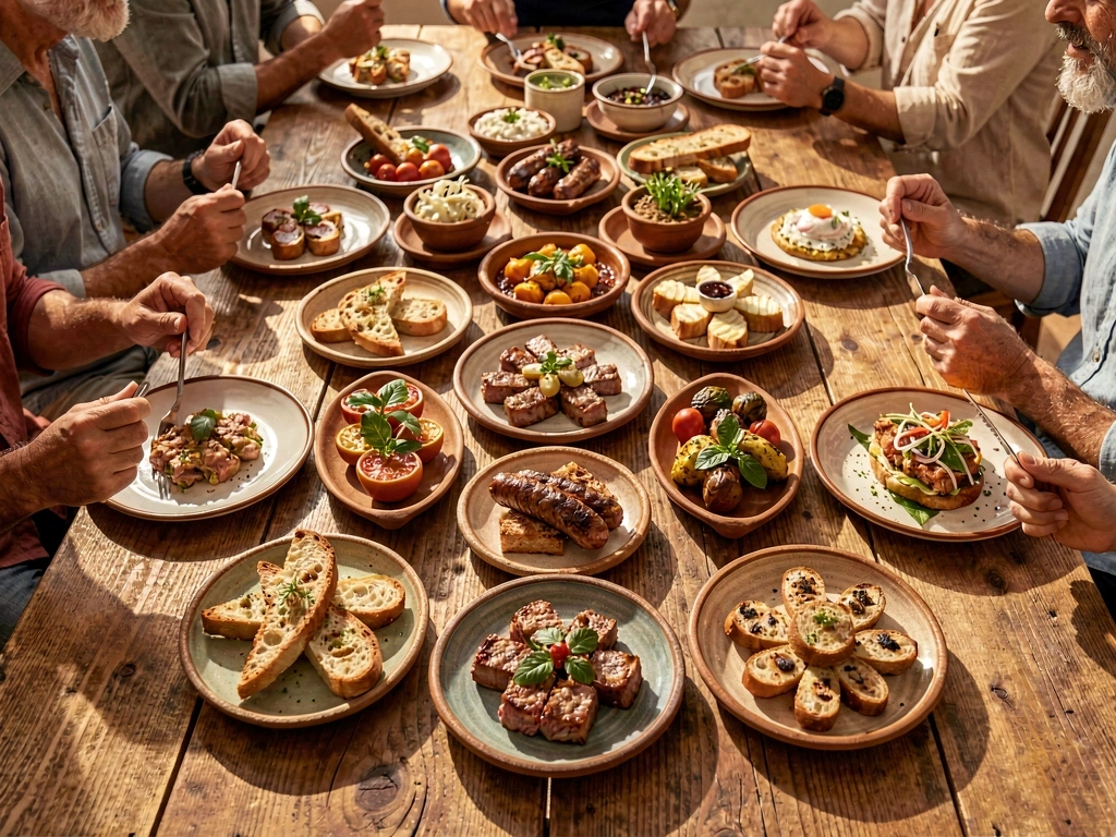 Traditional Greek table